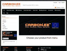 Tablet Screenshot of carbon.ee